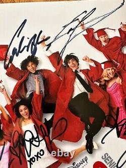 High School Musical 3 Cast Signed (X6) 8.5x11 Well Kept