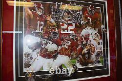 High Tide signed Ingram Dareus McElroy Richardson 5 Alabama Football autographs