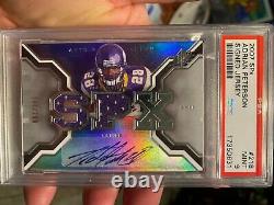 High-end Rookie Psa 9 2007 Spx Auto Jersey /299 Adrian Peterson Hof Soon