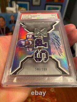 High-end Rookie Psa 9 2007 Spx Auto Jersey /299 Adrian Peterson Hof Soon