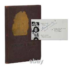 High school yearbook of A RAISIN IN THE SUN Author LORRAINE HANSBERRY Signed