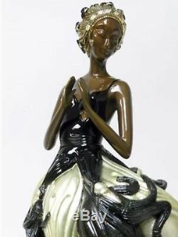 Highly Collectable Vintage Bronze Erte Signed and Stamped Limeted Edition Tuxedo