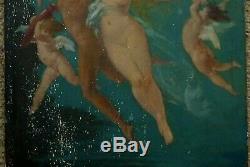 Highly Speculative Antique Erotic Nude Female Male & Children Oil On Agnew's