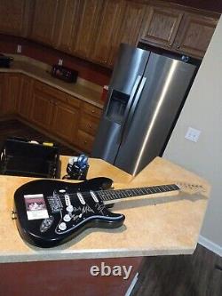 Highly Suspect Rock Band MUSICIANS Signed Black ELECTRIC GUITAR JSA CB40395