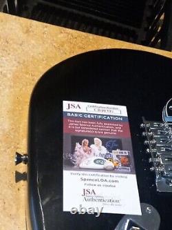 Highly Suspect Rock Band MUSICIANS Signed Black ELECTRIC GUITAR JSA CB40395