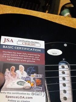 Highly Suspect Rock Band MUSICIANS Signed Black ELECTRIC GUITAR JSA CB40395