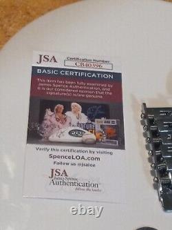 Highly Suspect Rock Band MUSICIANS Signed WHITE ELECTRIC GUITAR JSA CB40396