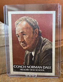 Hoosiers Coach Norman Dale Basketball Card movie art Gene Hackman Cuyler Smith