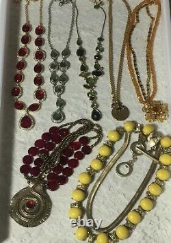 Huge High End Vintage/now Rhinestone Jewelry Lot. Most Signed. 366 Pieces