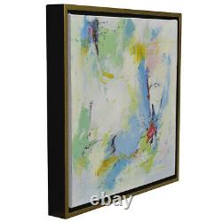 Hungryartist- High Quality Original Abstract Oil Painting with Modern Gold Frame