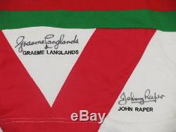 IMMORTALS HIGHLY RARE TEAM Jersey Hand Signed by 8 Beetson, Lewis, Gasnier, Johns