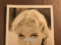 Ida Lupino Stunning Very Rare Very Early Autographed Photo 30s High Sierra