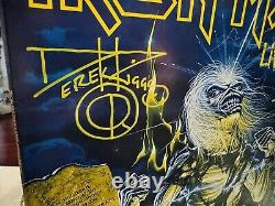 Iron Maiden Live After Death Vinyl Derek Riggs signed And Sketched autographed