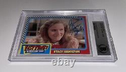 JENNIFER JASON LEIGH Signed Fast Times Ridgemont High Autograph CARD Slabbed BAS