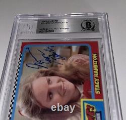 JENNIFER JASON LEIGH Signed Fast Times Ridgemont High Autograph CARD Slabbed BAS