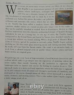 JOSE TRUJILLO Impressionism LANDSCAPE Tonalism coa Highly Collected Artist