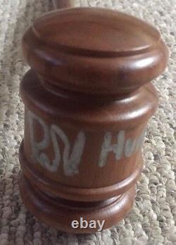 JUDGE REINHOLD Signed ARRESTED DEVELOPMENT GAVEL Fast Times Ridgemont High PSA