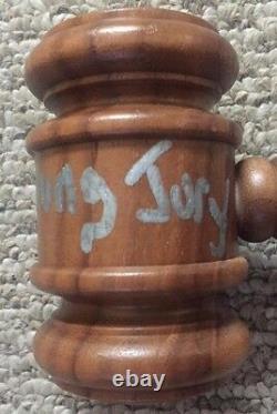 JUDGE REINHOLD Signed ARRESTED DEVELOPMENT GAVEL Fast Times Ridgemont High PSA