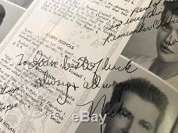 Jack Nicholson 1954 High School Yearbook Autographed Manasquan Nj