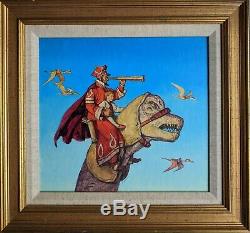 James Gurney HIGH RIDERS, Original Painting, Dinosaurs