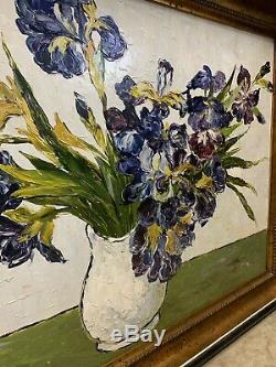Jamie Lisa Floral Large Still Life with Flowers High Quality! 24 x 36