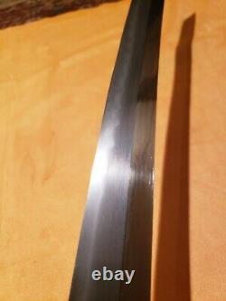 Japanese Samurai Sword Katana, Signed Kanewaka, High Polish War Trophy, 27 1/4