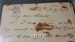 Jefferson Davis? Highly Personal Autographed Letter Signed? 8 July 1873