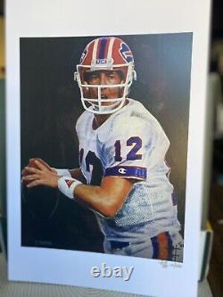 Jim Kelly Litho And High Graded Rookie Card