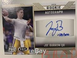 Joe burrow Autographed Card 158/200-2020 Sage Hit High Series-Auto-Signed-LSU