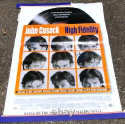 John Cusack Jack Black Autographed High Fidelity Vintage Movie Poster 40 x 27