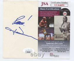 John Denver Signed 3x5 Index Card JSA Certified Autograph Rocky Mountain High