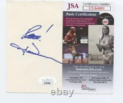 John Denver Signed 3x5 Index Card JSA Certified Autograph Rocky Mountain High