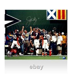John Elway Signed Denver Broncos Photo Mile High Salute Autograph