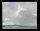 John Moyers Original Oil Painting Plein Air Sky Clouds High River Alta Canada