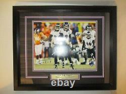 Justin Tucker Autographed Signed Large Framed Photo Mile High Miracle 1-12-13