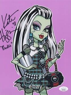 KATE HIGGINS Signed 8x10 MONSTER HIGH Photo FRANKIE STEIN Autograph JSA COA CERT