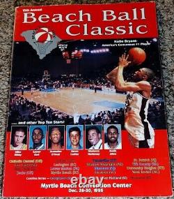 KOBE BRYANT SIGNED 1995 Beach Ball Classic? HIGH SCHOOL AUTO? JSA LETTER/COA