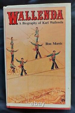 Karl Wallenda 1976 Biography and SIGNED July 18, 1970 high wire walk Program