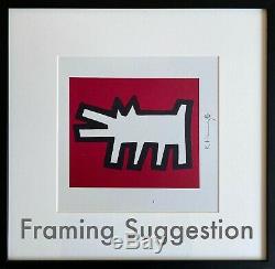 Keith Haring Barking Dogs. High Quality Color Lithograph