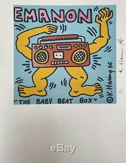 Keith Haring Emanon The Baby Beat Box. High Quality Color Lithograph