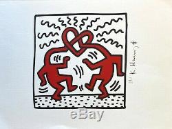 Keith Haring Love (Untitled). High Quality Color Lithograph