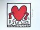 Keith Haring Running Heart. Signed, High Quality Color Lithograph