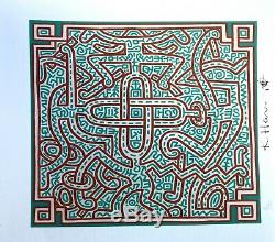 Keith Haring Untitled, 1989. High Quality Color Lithograph