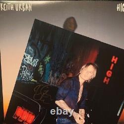 Keith Urban High SIGNED COLORED WHITE VINYL POSTER NEW 2024 Album LP AUTOGRAPHED