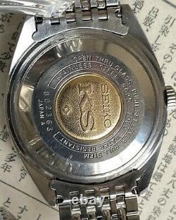 King Seiko High Beat 5625-7080 (SERVICED) Gold medallion + Signed Crown