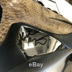 Kobe Bryant Autographed Nike IX High EXT QS Black Shoes Panini Aunthenticated