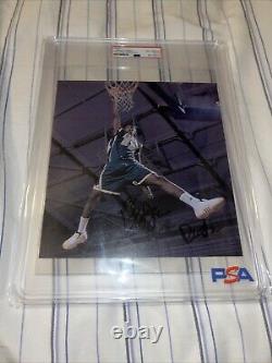 LEBRON JAMES Signed 8x8.5 Photo High School EARLY Autograph PSA/DNA RARE SLAB