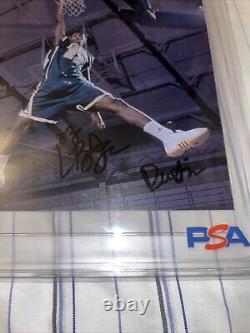 LEBRON JAMES Signed 8x8.5 Photo High School EARLY Autograph PSA/DNA RARE SLAB