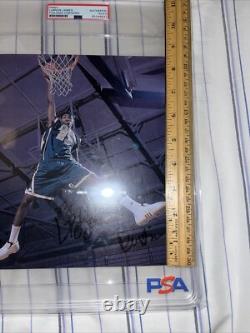 LEBRON JAMES Signed 8x8.5 Photo High School EARLY Autograph PSA/DNA RARE SLAB