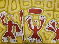 LINDA SYDDICK, Highly Collectable Aboriginal Art, 90 x 45cm. Kargarooman